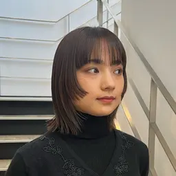 🍂秋限定🍂似合わせカット+透明感カラー+1stepトリートメント【韓国風レイヤー、ハッシュカット、ウルフ、メンズ】