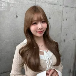 💕ブリーチなしダブルカラー💕カット＋ダブルカラー＋2steptreatment🦋ヘーゼルベージュ💫マロンベージュ