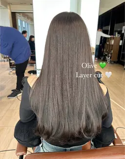 透明感カラー+トリートメント🤍🍦