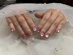 オフなし◆ハンドマグネットワンカラー(キラキラタイプ)✨甘皮ケア込