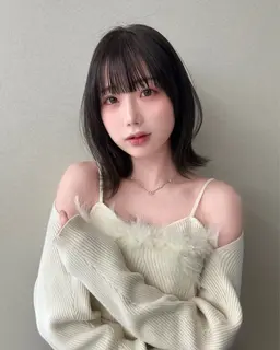 【夜20時以降限定🌃】前髪カット＋カラー＋2STEPケラチントリートメント🌻