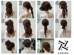 選べるヘアセット🖤