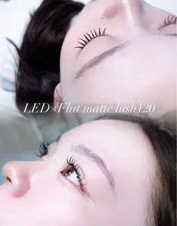 LED×フラットマットラッシュ120本