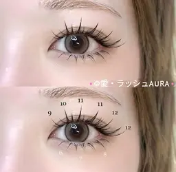 ワンホンマツエク100束と下20本¥3800¥