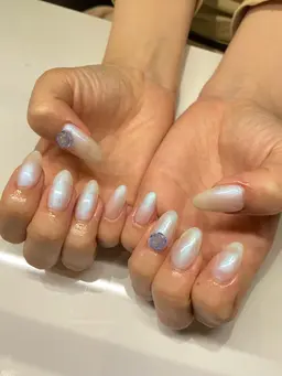 【練習モデル】オフ無し⭐️10本長さ出し➕ワンカラー🖐🏻💛