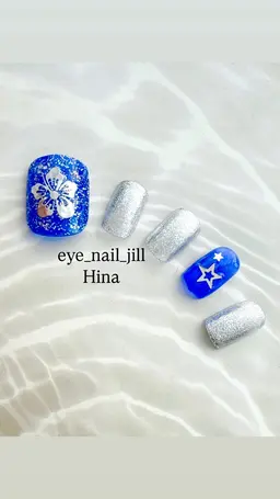 夏限定➰🌐夏先取りフットdesignネイル💅✨4300円でのご案内！💎ご新規様オフ無料✨
