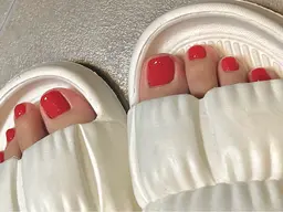 Foot 1color/フットネイル ワンカラー⟡.·(オフ代込)