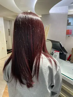 似合わせカット+イルミナカラー+aujua1step