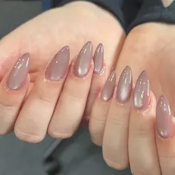 オフ無し⭐️チップ長さ出しマグネットワンカラー🧲(噛爪の方は予約不可)