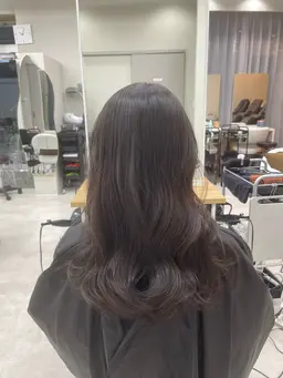 透明感カラー+Refaファインバブル🩷(ロング料金なし)