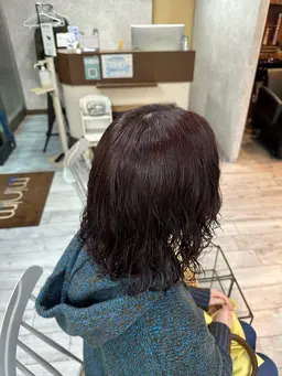 ワンカラーで作るワインレッド🍷⋆.ೃ࿔*:･
