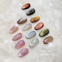 【10/18.限定】人気No.1✨【オフ込み】ちゅるんと艶マグネットネイル💅札幌・西18丁目ネイルサロン💙