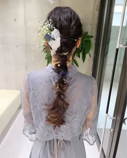 【⛄️12月限定⛄️】このクオリティをこの価格で⁉️結婚式お呼ばれ・お出かけ前にも選択可能◎🕊️ 🎀ヘアセット🎀