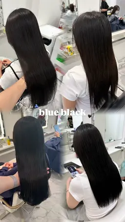 【実習・就活カラーで人気☝🏻✨ンカラーでできる韓国風艶感カラー🖤】