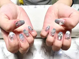 【+30分メニュー】💎120分持ち込みデザイン💠時間内パーツ付け放題💫⚠️必ず補足説明をご確認ください⚠️