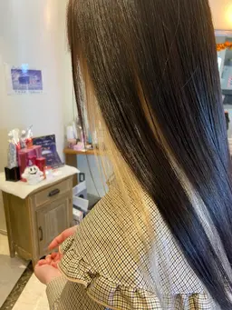 ✂︎骨格カット➕ワンポイントインナーカラー🪼ᩚ