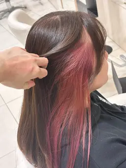 🌙インナーカラー(イヤリングカラー)🌙&Aujuaトリートメント