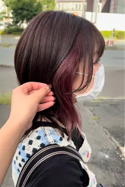 【インナー】or【イヤリングカラー】＋【全体カラー】