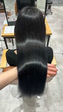 縮毛矯正＋内部補修トリートメント+marbb付き𓂃🫧‪