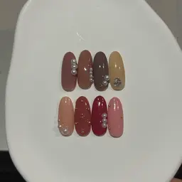 《練習モデル》オフあり💅ワンカラー+1本アート