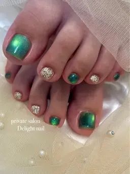 フットネイル👣🩵ワンカラー🎨2色まで追加料金なし✨