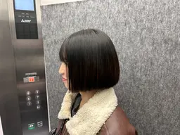 【今ドキ韓国風】切りっぱなしボブ✂️🎵