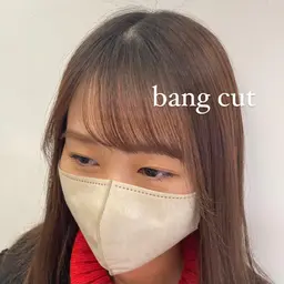 🍑小顔前髪カット🍑