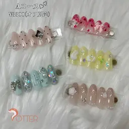 定額ネイル🎀Aコース¥3300(オフ代別途)