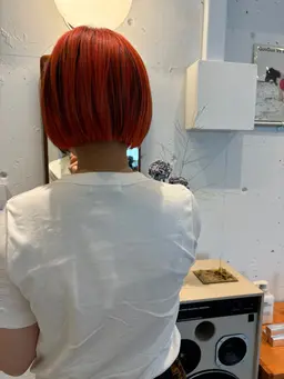 🪷7月限定【ミニモ学割】🪷 bobcut + wcolor