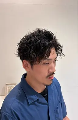 メンズ限定✨カットとパーマ（ストレートパーマ、デジタルパーマ以外）