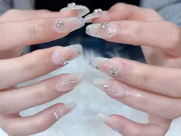 ご新規様限定❣️《オフケア込》💎持ち込みアートし放題、パーツ乗せ放題💎他店長さだしオフ+1100~1650円