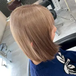 ブリーチ+透明感カラー✨
