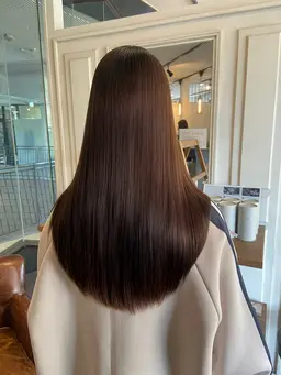 縮毛矯正+ポイントカット+ヘアマスク✨