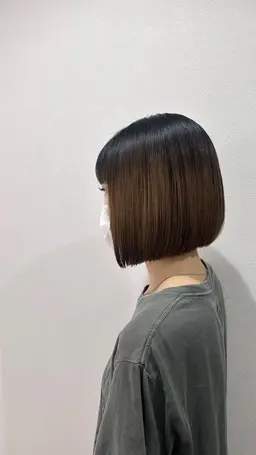 大人気ぱつっと韓国風ボブ🖤✨️