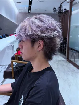 ミニモ限定✨ダブルカラー✨【リタッチ🉑】➕メンズヘアセット