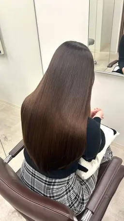 【🫶プチ贅沢コース人気𝐍𝐨. 𝟏🫶】カット+艶カラー+TOKIO超音波トリートメント+ショートスパ🫧