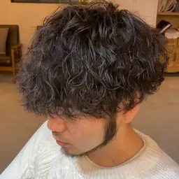 メンズカット+波巻きスパイラル¥11500(#波巻きパーマ#町田メンズパーマ#町田美容室)