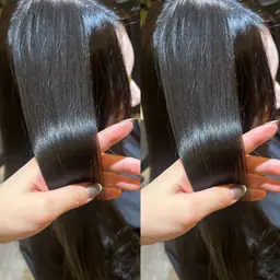 【美髪矯正＋ベーストリートメント＋カット】◽️やわらか矯正・外側補修トリートメント付き・髪質改善ストレート