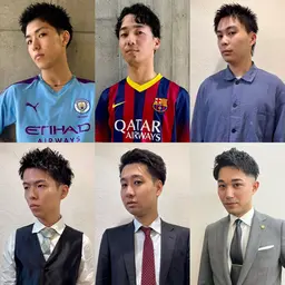 メンズ似合わせカット+パーマ ¥14300