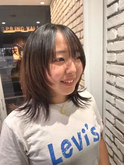 肩下✨ミディアムカット ✨3cm以上カット 【シャンプー ➕ プチトリートメント付き】