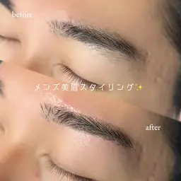 メンズ美眉スタイリング(アイブロウ)