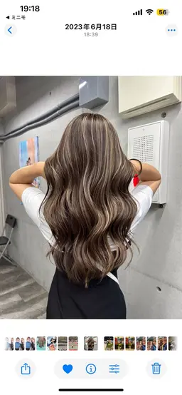 🤎ハイライト(1ブリーチ)🤎