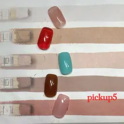 シンプルジェル!初心者オススメ【pickup5】コース ワンカラー※オフ代別※ケア込み¥4900