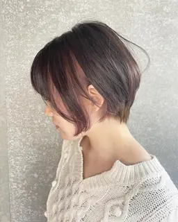 イヤリングカラー+前処理トリートメント【イヤリング部分の1ブリーチ込み】💇♀️