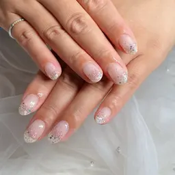 【ハンド】ラメグラデーション