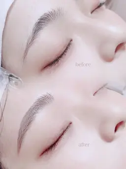 美眉ワックス脱毛＋眉カット＋眉メイク仕上げ 🌟練習モデル🌟
