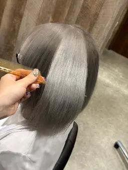 ブリーチ+カラー