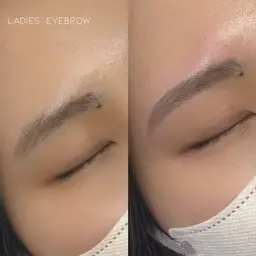 レディース【垢抜け美眉コース🎀】垢抜け眉毛wax➕毛流れ矯正眉毛パーマ 毛抜き・仕上げメイク付◎