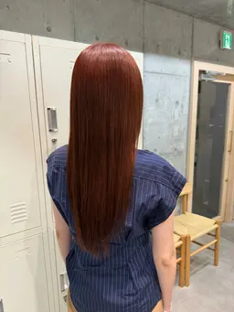 ✨️ブリーチ無し暖色ワンカラー🫶🏻‎💗トリートメント付き💗