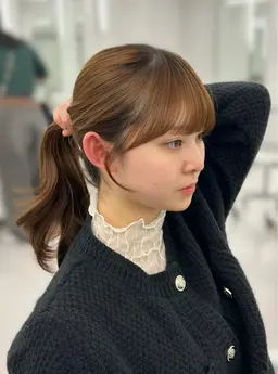 《🎀小顔に見える顔周り🎀》顔周りカット➕韓国コテ巻き🇰🇷🤍 当日予約大歓迎🙆♀️